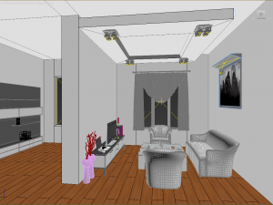 interior living room 3D Модель