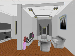 interior living room 3D Model