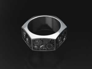 ring biker 001 3D Print Model
