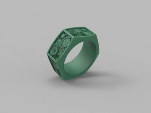 ring biker 001 3D Print Model