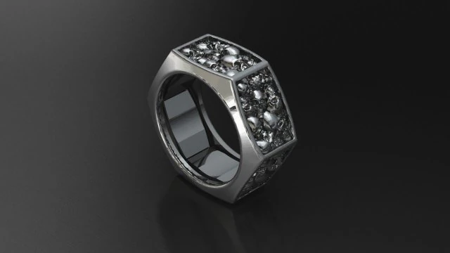 catacombes nut ring stl 3d model for 3d printing 3D Print Model .c4d .max .obj .3ds .fbx .stl .blend 
