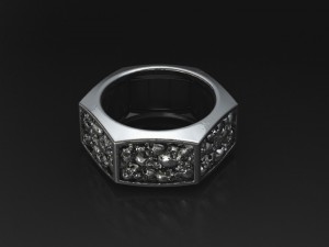 catacombes nut ring stl 3d model for 3d printing 3D Baskı Modeli
