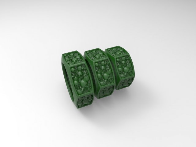 Download catacombes nut ring stl 3d model for 3d printing 3D Model