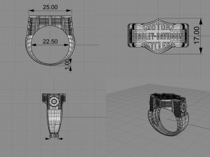 ring biker 002 3D प्रिंट मॉडल