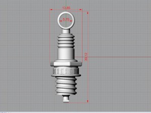 candle pendant 3D-Druckmodell