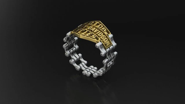 ring biker 003 3D Print Model .c4d .max .obj .3ds .fbx .stl .blend