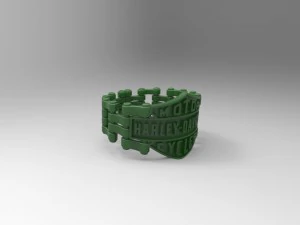 ring biker 003 3D Print Model