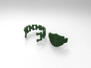 ring biker 003 3D Print Model