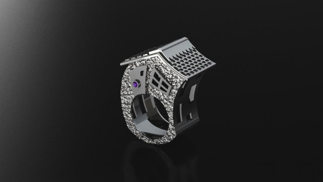ring house 001 3D प्रिंट मॉडल .c4d .max .obj .3ds .fbx .stl .blend 