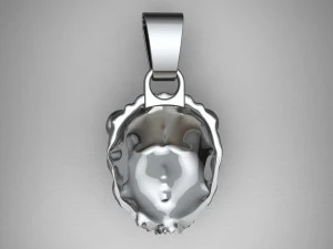 pendant lion stl 3d model 3D Print Model