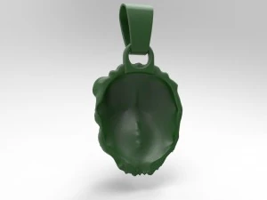 pendant lion stl 3d model 3D Print Model