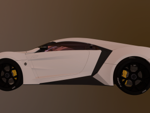 w motors lykan hypersport 3Dモデル