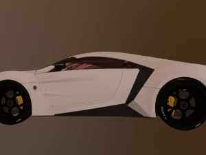 w motors lykan hypersport 3D Model