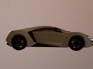 w motors lykan hypersport 3D Model