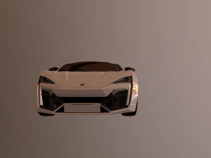 w motors lykan hypersport 3D Model