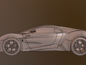 w motors lykan hypersport 3Dモデル