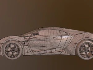 w motors lykan hypersport 3D Model