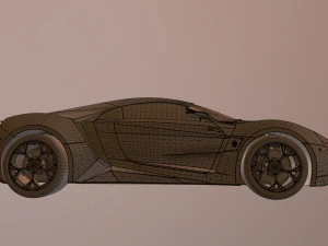 w motors lykan hypersport 3D Model