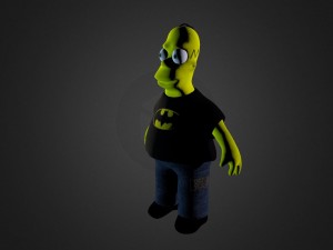 homer simpson 3D Model