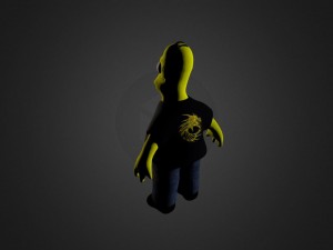 homer simpson 3D Model