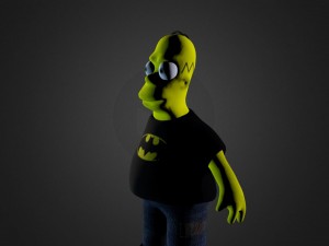 homer simpson 3D Model