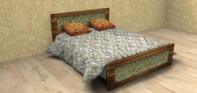 bed 3D 模型 .c4d .max .obj .3ds .fbx .stl .blend 