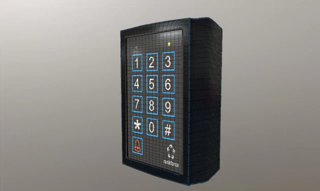 serrure &agrave; cl&eacute; Modèle 3D .c4d .max .obj .3ds .fbx .stl .blend 