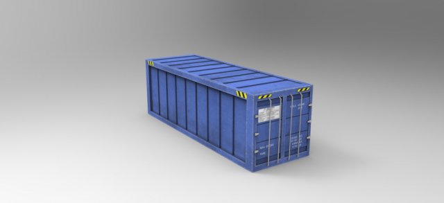 cargo 3D-Modell .c4d .max .obj .3ds .fbx .stl .blend 