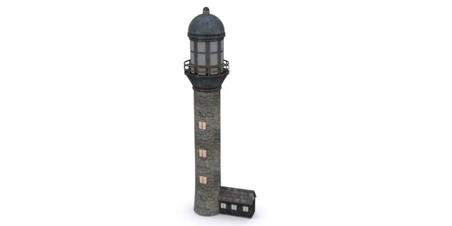 lighthouse 3D Model .c4d .max .obj .3ds .fbx .stl .blend 