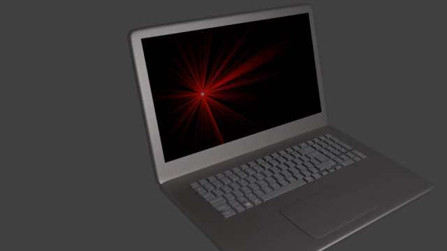 laptop 3D Model .c4d .max .obj .3ds .fbx .stl .blend