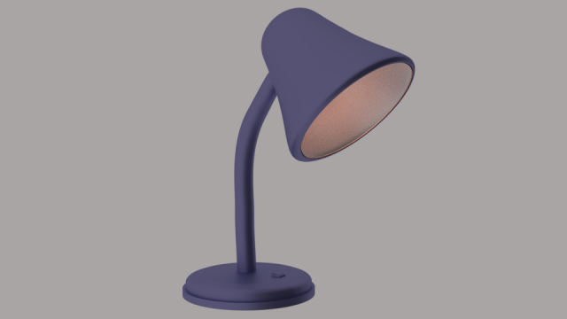 desklamp 3D 模型 .c4d .max .obj .3ds .fbx .stl .blend 
