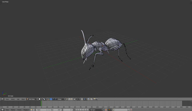 realistic ant model 3D Model .c4d .max .obj .3ds .fbx .stl .blend 