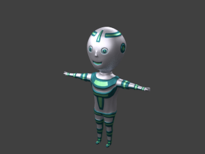 3d robot sci-fi Model 3D