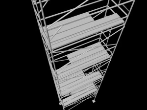 &eacute;chafaud Modèle 3D