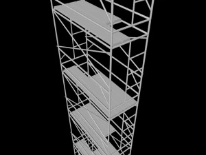 &eacute;chafaud Modèle 3D