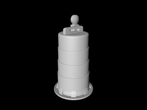 barricadebarrel Modelo 3D
