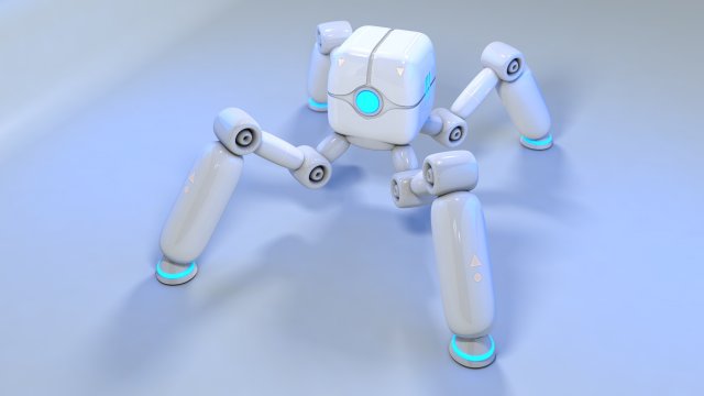 four legs 3D मॉडल .c4d .max .obj .3ds .fbx .stl .blend 