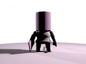 medieval pink mini 3D Model
