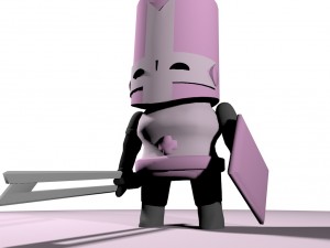 medieval pink mini 3Dモデル