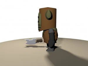 medieval brown mini 3D Model