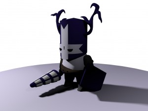 medieval purple mini 3D Модель