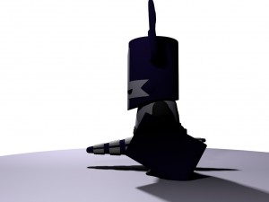 medieval purple mini 3D Model