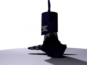 medieval purple mini 3D Model