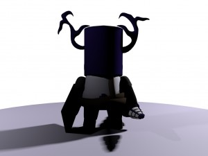 medieval purple mini 3D Model