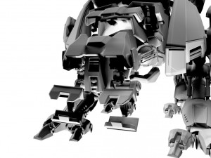 robot panther Model 3D