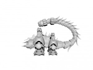 robot scorpion Modelo 3D