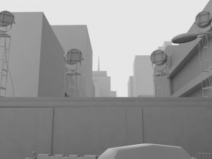urban space 3D Model