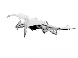 drag&oacute;n Modelo 3D