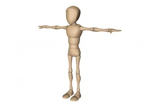 кістлявий 3D Модель