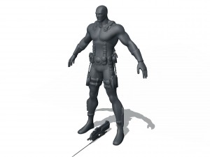 deadpool 3D-Modell